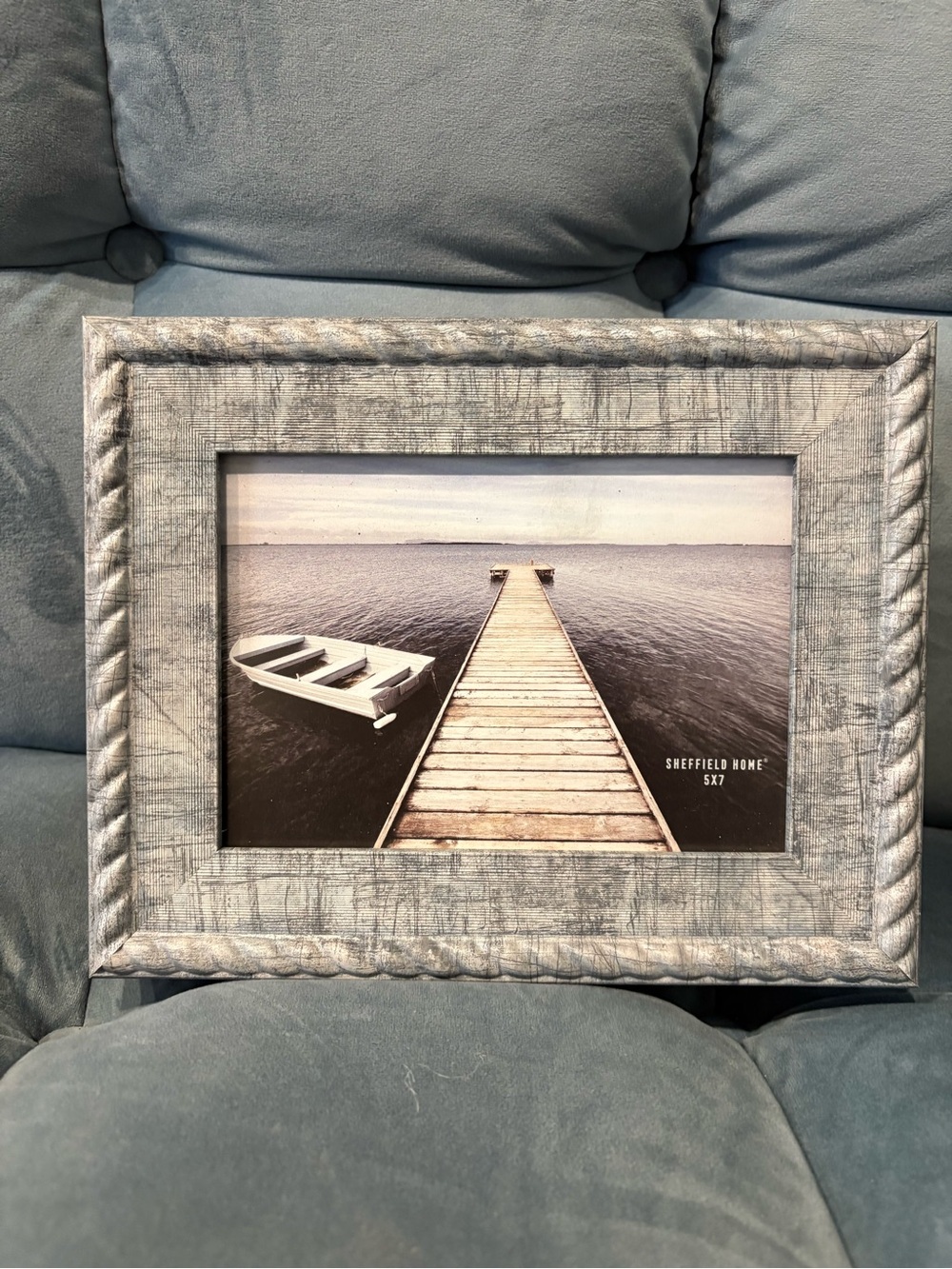 Sheffield Home Distressed Gray Wood Photo Frame